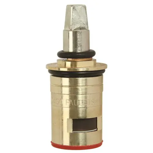 Chicago Faucets 1-100XKBL12JKABNF CERAMIC SHORT QUARTER TURN OPERATING CARTRIDGE, LEFT HAND, HOT, LEAD FREE Chrome