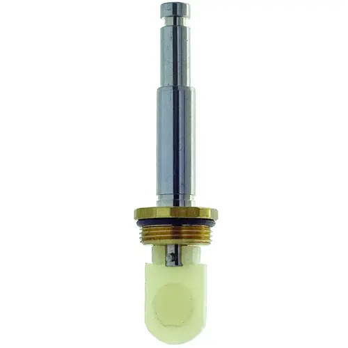 Danco 80971 Pushbutton Diverter Stem, Brass/Plastic, Chrome Plated, 3-3/4 in L