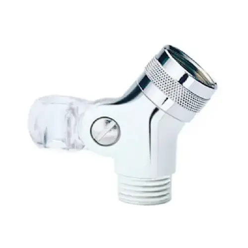 Master Plumber 442822 Chrome Finish Handheld Swivel Connector With Pin Mount Connection