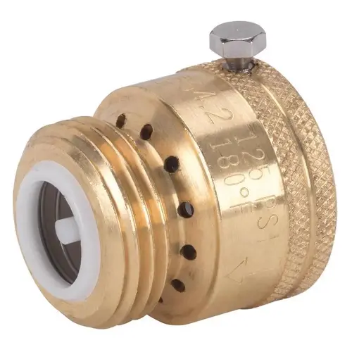 Homewerks 189-3-34 Vacuum Breaker 3/4" MHT T X 3/4" S FHT Brass