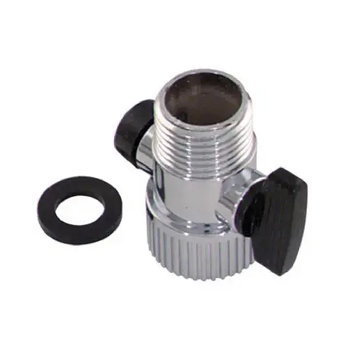 Master Plumber 337-733 Shower Flow Control, Chrome, 1/2-In. Female Pipe Thread x 1/2-In. Male Pipe Thread