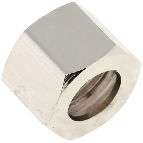 Proplus MP 3/8" 3/8 in. Compression Nut, Brass Chrome