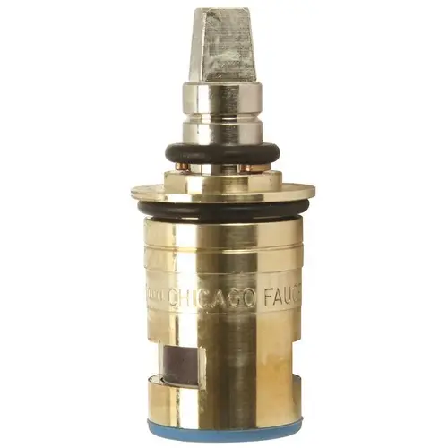 Chicago Faucets 1-099XKBL12JKABNF CERAMIC SHORT 1/4-TURN OPERATING CARTRIDGE, RIGHT HAND, COLD, LEAD FREE Brass