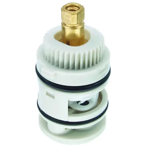 Danco 88198 Faucet Cartridge, Brass/Plastic, 2-3/8 in L, For: Valley Single Handle Kitchen and Bathroom Faucets Off-White