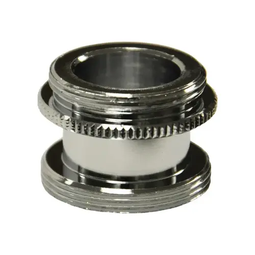 Danco 9D00010517 Aerator Adapter Male Thread 15/16"-27M x 55/64"-27M Chrome Plated Chrome Plated