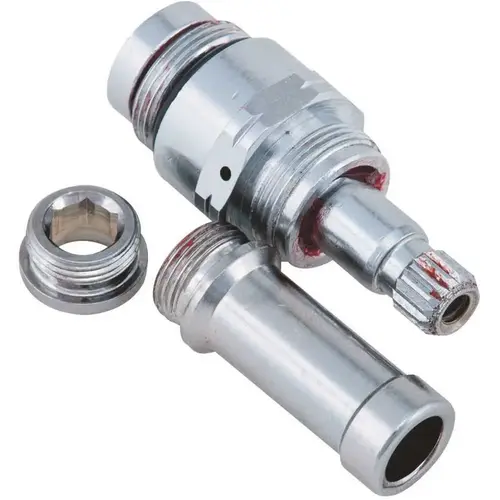Delta 063006A Left-Handed Stem Assembly in Chrome Silver