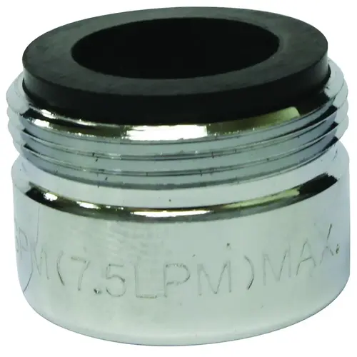 Plumb Pak PP800-10 Faucet Aerator, 13/16-27 Male, Chrome Plated