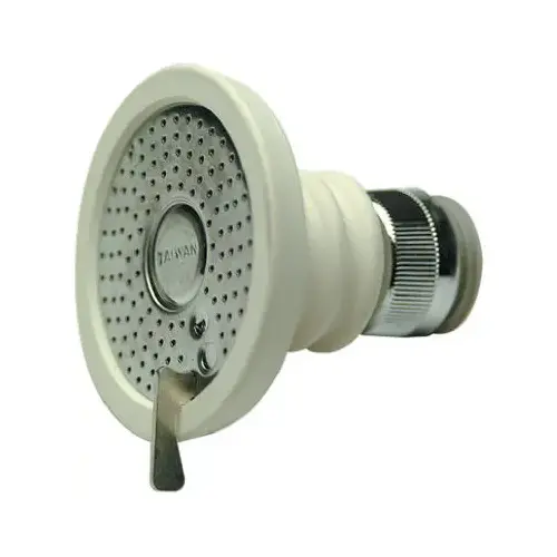 BrassCraft SF0081 Slotless Aerator Adapter Dual Thread 15/16"-27M x 55/64"-27F Chrome Chrome
