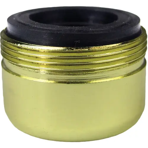 Lasco 09-1973 2.2 GPM Dual Thread Aerator, Polished Brass