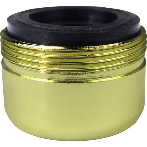 Lasco 09-9973 1.8 GPM 55/64 In. Male Dual Thread Aerator, Polished Brass