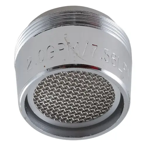 LDR 530 2120 Faucet Aerator Male Thread 15/16" x 55/64" Chrome Plated Chrome Plated