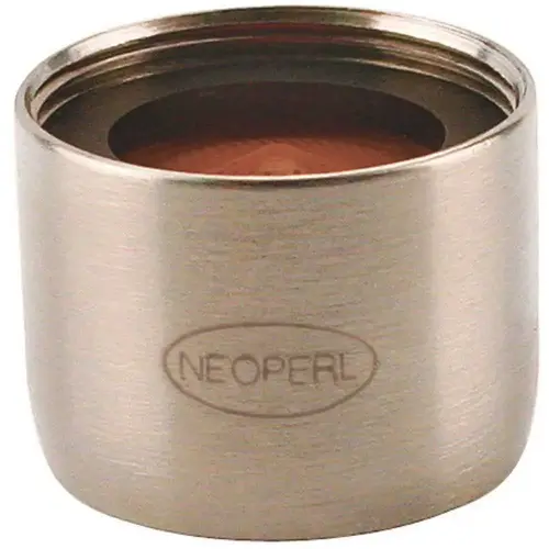 NEOPERL 5410805 Perlator 1.8 GPM 55/64 in. 27 Regular Female Faucet Aerator Brushed Nickel brown/brushed nickel