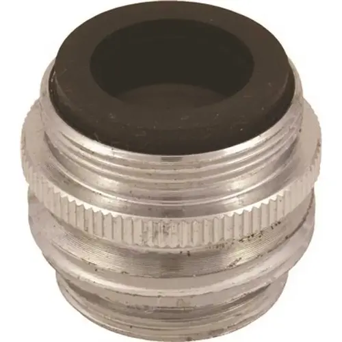 Proplus 144239 Garden Hose Adapter Dual Thread Chrome
