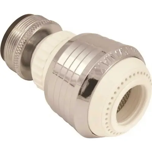 Proplus 144256 2.2 GPM Swivel Aerator Dual Threaded Plastic Body Chrome