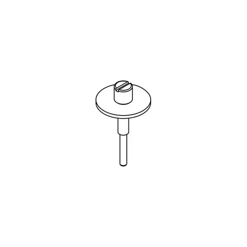 Central Brass SU-1043-S Central Brass Push Valve Stem With Diaphragm For Glass Filler