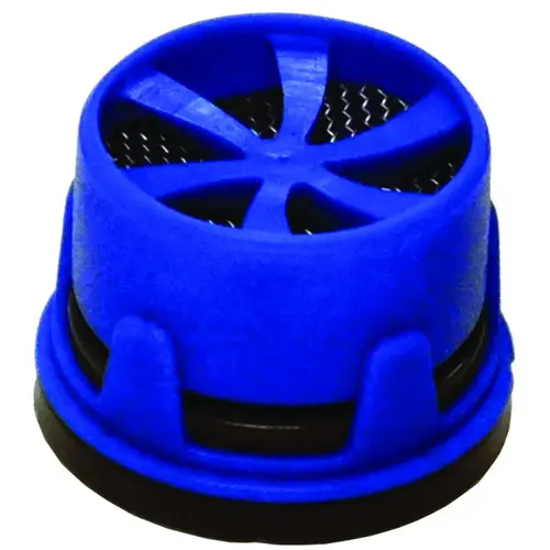 Danco 10497 Faucet Aerator Insert, 13/16 or 3/4 in, Plastic, 1.5 gpm Blue