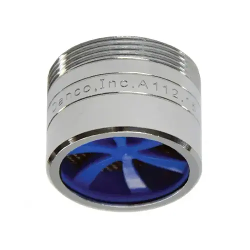 Danco 9D00010476 Faucet Aerator, 15/16-27 x 55/64-27 Male x Female Thread, Brass, Chrome Plated, 1.5 gpm
