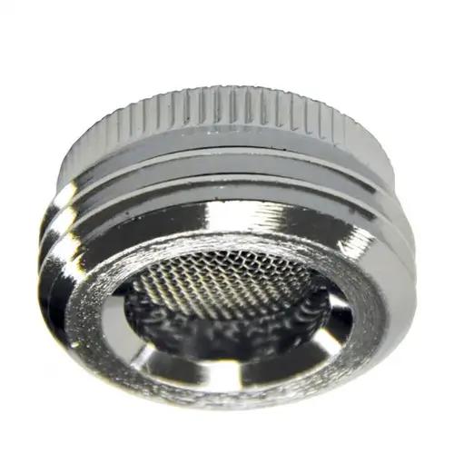 Danco 9D00010512 Hose Adapter, 55/64-27 x 3/4 in, Female x GHTM, Brass, Chrome Plated
