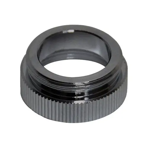 Danco 9D00010526 Aerator Adapter, 13/16-27 x 55/64-27 in, Female x Male, Brass, Chrome Plated