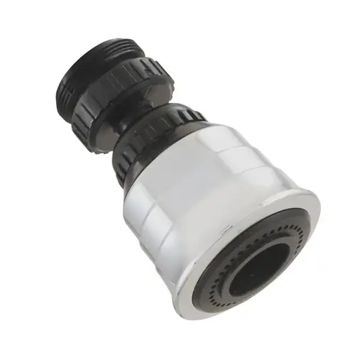 LDR 500 2180BK Swivel Aerator Dual Thread 15/16"-27M x 55/64"-27F Chrome Plated Chrome Plated