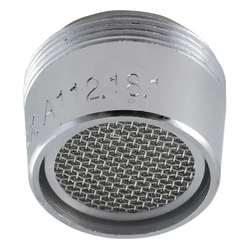 LDR 530 2110 Faucet Aerator Dual Thread 15/16"-27M x 55/64"-27F Chrome Chrome