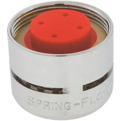 National Brand Alternative 5407303 Spring-Flo 2.2 GPM 55/64 in. -27 Regular Female Faucet Aerator Chrome - pack of 6
