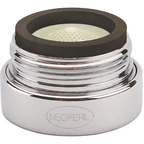 NEOPERL 5414305 PCA Spray 0.5 GPM 13/16 in. -27 Junior Male Vandal Proof Faucet Aerator Chrome Lime green/Chrome
