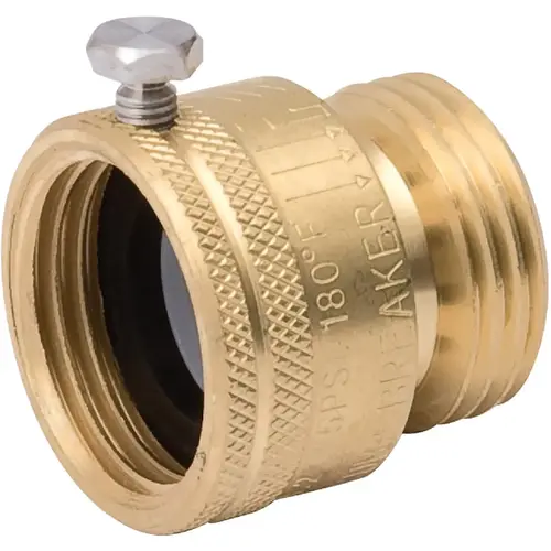 PROLINE 108-904RP Brass 3/4 In. FHT x 3/4 In. MHT Vacuum Breaker