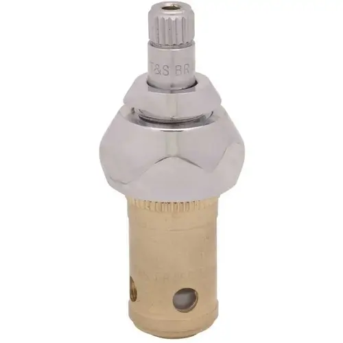 T & S BRASS & BRONZE WORKS 012442-40NS T&S BRASS Eterna Cartridge with Spring Check Less Handle LTC Cold Chrome