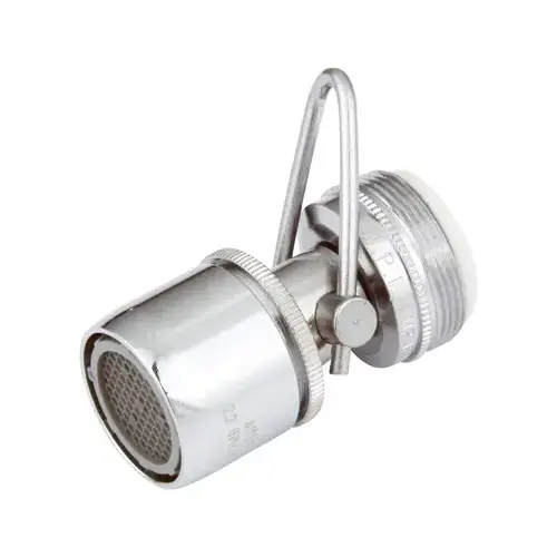 Whedon SV5C Swivel Aerator SaverAerator Dual Thread 15/16"-27M x 55/64"-27F Chrome Plated Chrome Plated