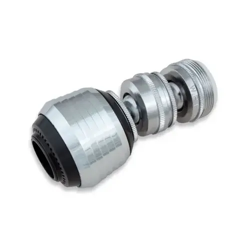 Whedon SV8C Swivel Sprayrator SuperSpray Dual Thread 15/16"- 27M x 55/64"-27F Chrome Plated Chrome Plated