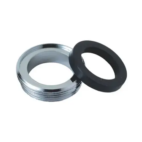BrassCraft SF0002X Aerator Adapter Male Thread 15/16"-27M x 55/64"-27M Chrome Chrome