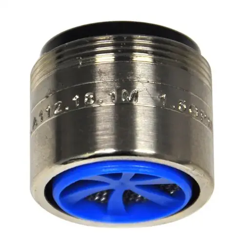 Danco 9D000010477 Faucet Aerator, 15/16-27 x 55/64-27 Male x Female Thread, Brass, Brushed Nickel, 1.5 gpm