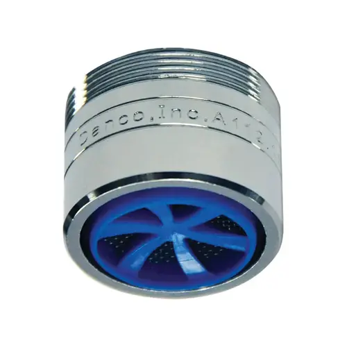 Danco 9D00010486 Faucet Aerator, 15/16-27 x 55/64-27 Male x Female Thread, Brass, Chrome Plated, 1.5 gpm
