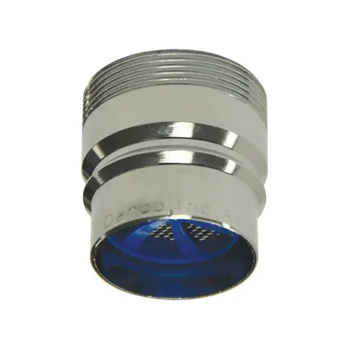 Danco 9D00010507 Dishwasher Aerator Adapter, 15/16 x 55/64 in Male x Female Thread, Brass, Chrome Plated, 1.5 gpm