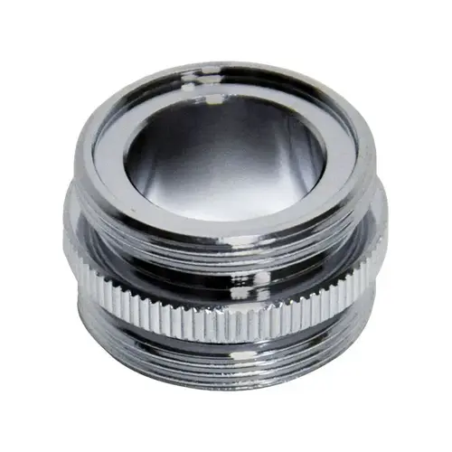 Danco 9D00010524 Aerator Adapter, 15/16-27 in, Male, Brass, Chrome Plated