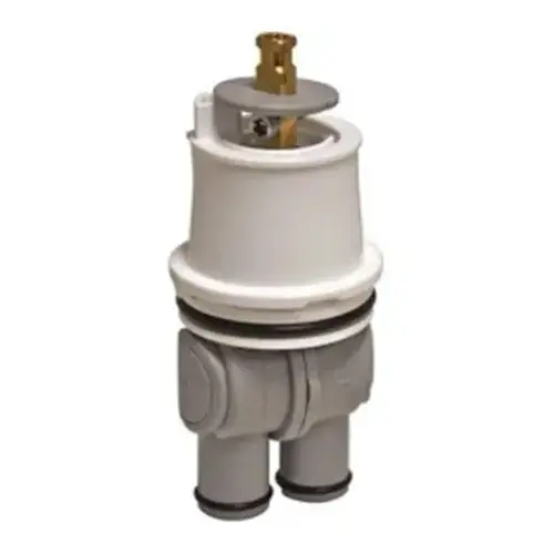 Danco 9D00010664 Faucet Cartridge, Plastic, 4-3/8 in L, For: Delta Monitor 13/14 Single Handle Tub Shower Faucets Gray/White