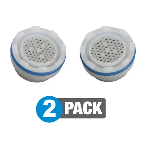 Danco 9D00012069 Water Saving 1.2 GPM Junior Hidden Faucet Aerotor Insert White