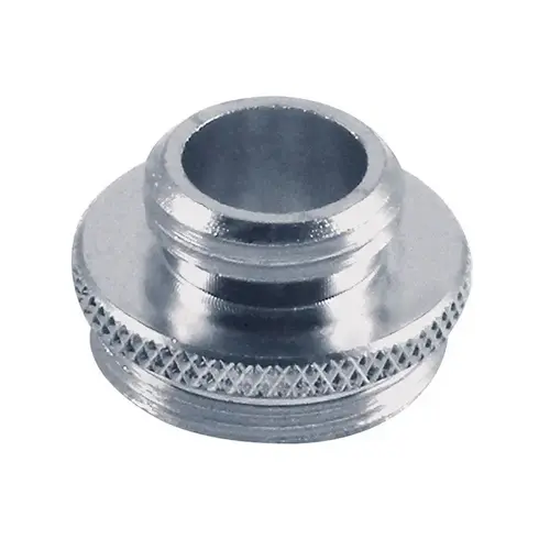 Danco 9D0036119E Aerator Adapter Dual Thread 5/8" x 5/8" Chrome Chrome