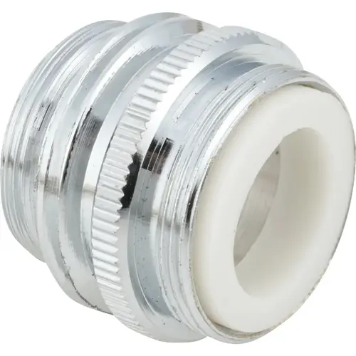Do it W-1134LF 15/16" Outside or 55/64" Inside to 3/4" Dual Thread Faucet Adapter, Low Lead