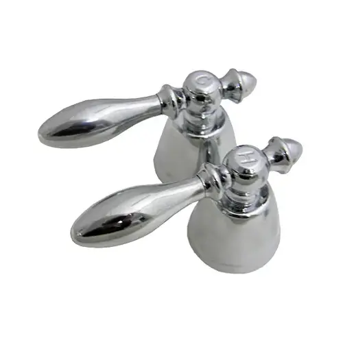 LARSEN SUPPLY CO., INC. 01-7091 Universal, Chrome, Lever, Hot & Cold Handles, Pr.