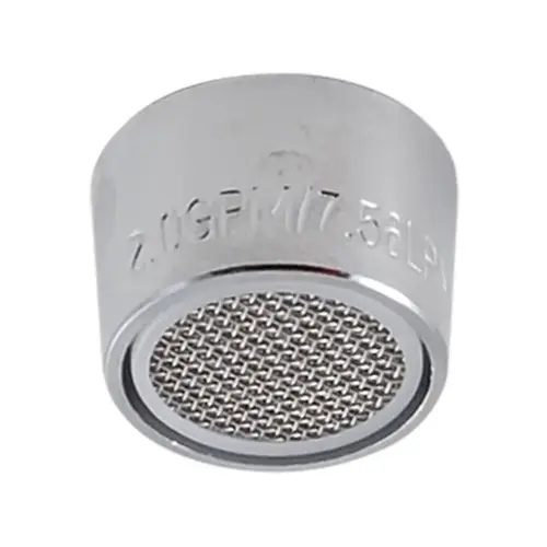 LDR 530 2100 Faucet Aerator Female Thread 15/16" x 55/64"-27F Chrome Plated Chrome Plated