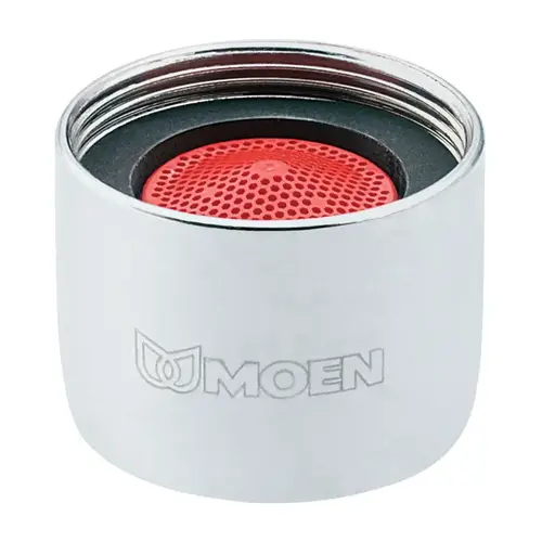 Moen 3924 Faucet Aerator Female Thread 55/64"-27F Chrome Chrome