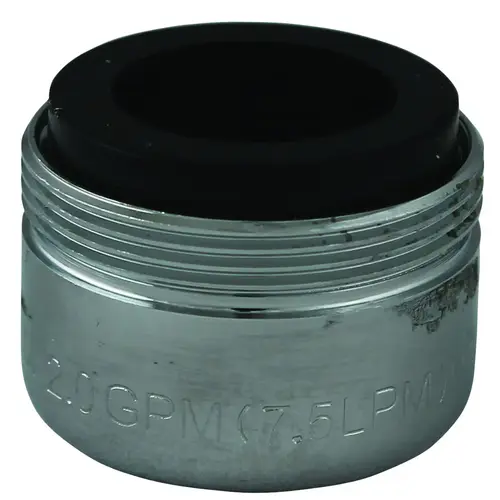Plumb Pak PP800-2 Faucet Aerator, 15/16-27 x 55/64-27, Brass, Chrome Plated
