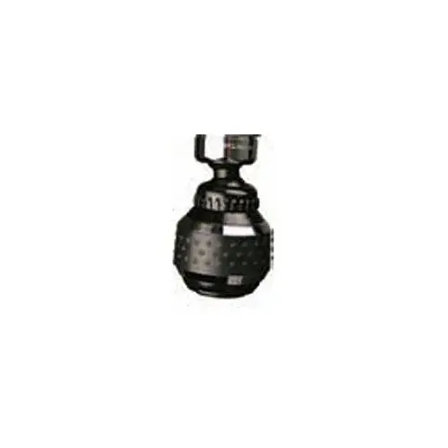Plumb Pak PP800-215LF PP800-200 Series Faucet Aerator with Ball Joint, 15/16-27 x 55/64-27, Plastic, Chrome Plated Black