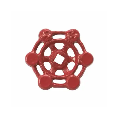 B&K 888-001HN Wheel Handle ProLine Cast Iron Red