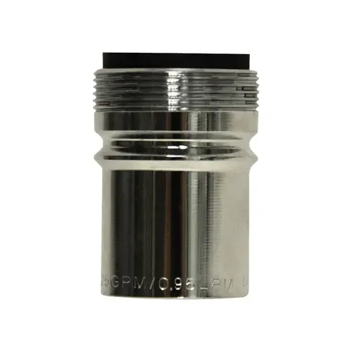 Danco 9D00010492 Faucet Aerator, 15/16-27 x 55/64-27 Male x Female Thread, Brass, Chrome Plated, 0.25 gpm