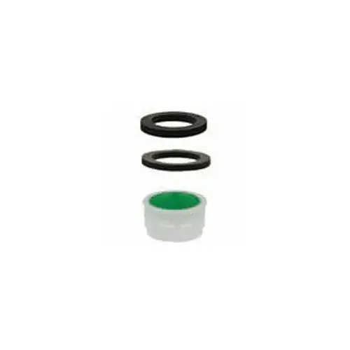Keeney PP800-202LF PP800-200 Series Faucet Aerator Insert, Chrome Plated, 1.5 gpm