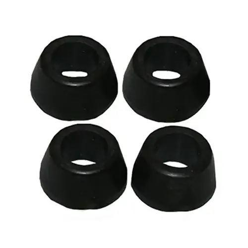 LARSEN SUPPLY CO., INC. 02-2225 Stepped Cone Washer, #9 Rubber, 3/8-In. OD Tube - pack of 4