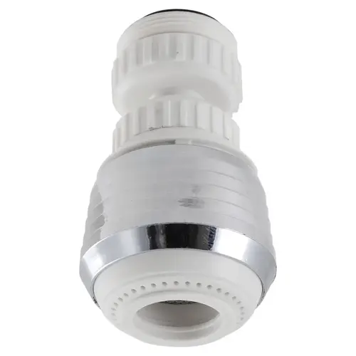 LDR 500 2180 Swivel Aerator Dual Thread 15/16" x 55/64" Chrome Plated Chrome Plated